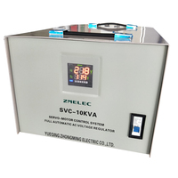 Régulateur de tension SVC monophasé en cuivre AVR 3 KVA 50/60Hz pour centre de données