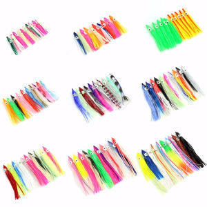 NOVITÀ Esche da Pesca Luminose da 4cm a 24cm, Gonnellini per Calamari, Assist Hook per Polpi, Esche <span class=keywords><strong>Artificiali</strong></span> Morbide in Plastica per la Traina - Product Image 1