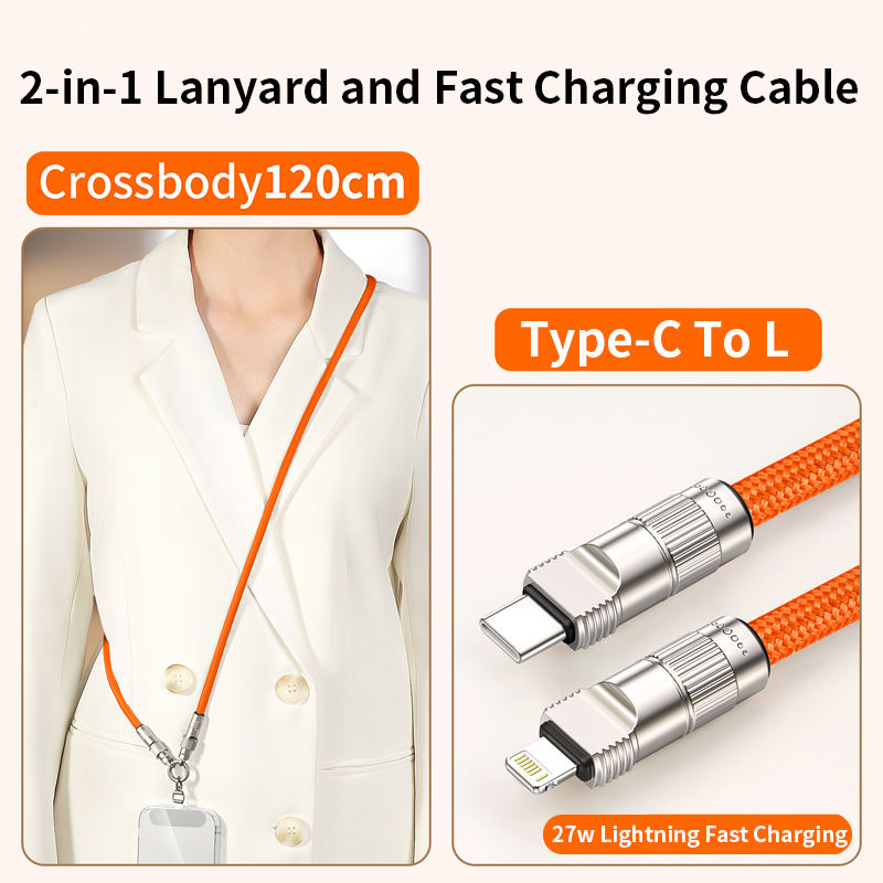 Type-C To L-Crossbody-Orange