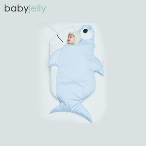 Mùa Thu Mùa Đông Ins Cá Mập Túi Ngủ Cho Trẻ Em Đa Chức Năng Cotton Vải Chống-Đá Đệm Chú Hề Cá Thú Nhồi Bông Đồ Chơi - Product Image 4