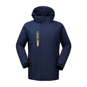 Giacca Tattica Bomber con Cappuccio, Riflettente e Foderata in Pile, Resistente al Freddo, per Consegne, Lavoro e Uniforme da Fabbrica - Product Image 3