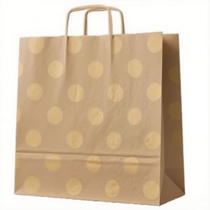 Bolsa de Papel Kraft de Lujo Viral con Asas, Agregue su Logotipo para Almacenamiento de Quesos y Artículos de Cocina, Origen del Fabricante - Product Image 1