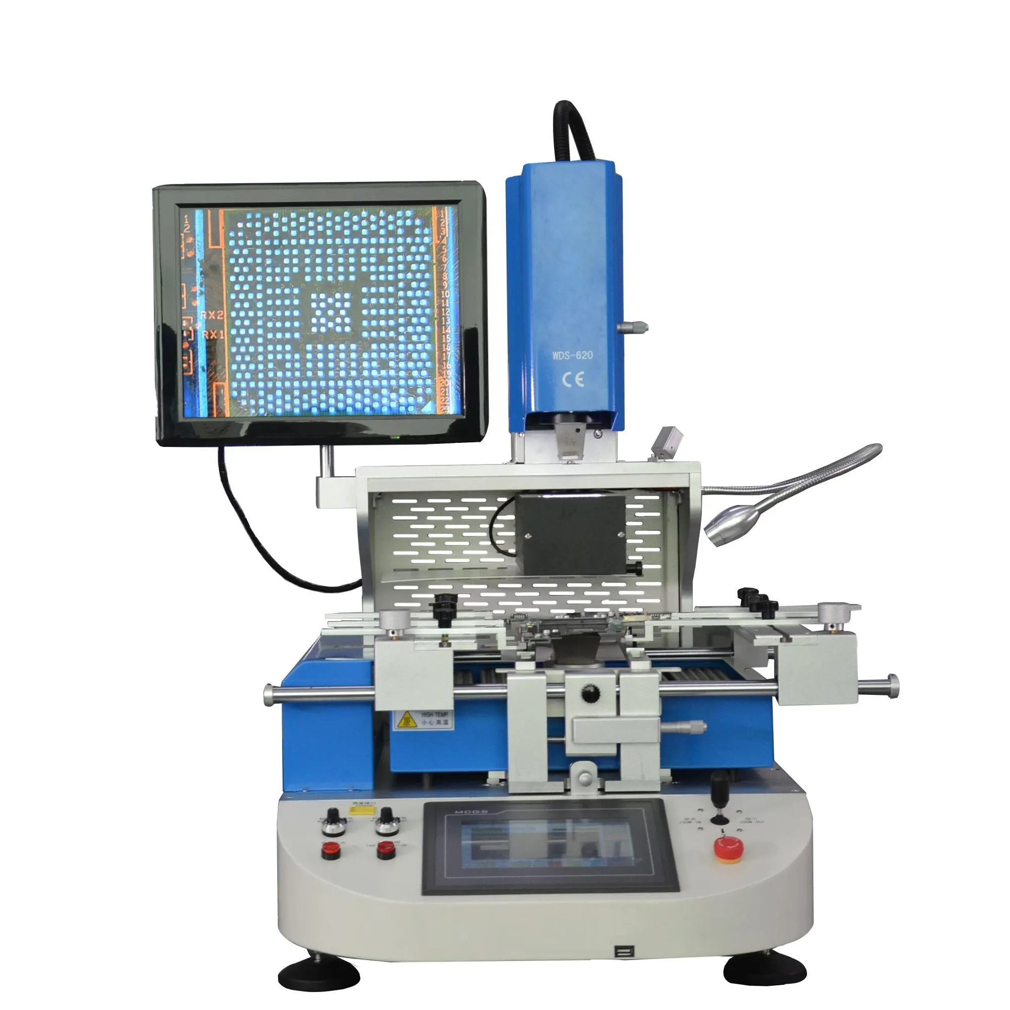 High performance Optical vision system 220V WDS-620 Auto BGA Rework Station with alignment