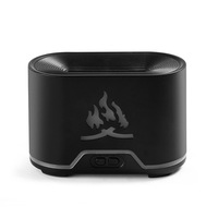 Diffuseur d'arômes ultrasonique à flamme simulée sept couleurs, humidificateur de bureau, diffuseur de chambre à coucher, pulvérisation automatique de parfum