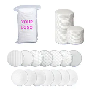 Customizable Non Woven Cotton Pads Cosmetic Disposable Organic Natural Remover Make Up Cotton Face Pads