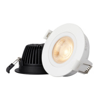 CE EMC LVD ROHS NEMKO 12W LED Cardan Trimless Downlight Plafonnier rotatif à 360 degrés pour projet d'hôtel