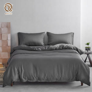 Vente en gros, draps de lit de luxe doux et soyeux 300tc refroidissement naturel 100% viscose bambou draps bambou lot de literie - Product Image 2