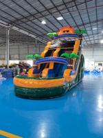 Toboggan aquatique gonflable géant en PVC de qualité commerciale pour adultes, très vendu en Europe et aux États-Unis, idéal pour les fêtes en plein air