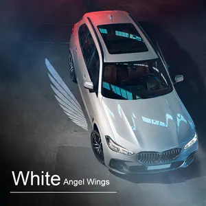 Hot Selling Car Decoration Design Car Chassis Angel Wing High-definition Welcome Light