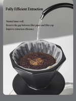 Ensemble de café filtre manuel pour camping en plein air avec étui métallique, moulin à café portable et bouilloire à bec de cygne pour pique-nique