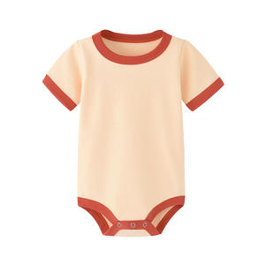 Combinaison pour nouveau-né, vêtements pour bébé, couleur unie, une pièce, vêtements d'été pour bébé, vêtements pour bébé en gros - Product Image 4