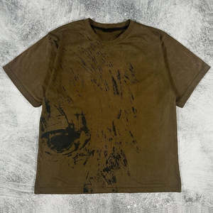 Vente chaude Hipster Vêtements 300GSM T-shirt en coton lourd pour hommes DTG Imprimer Vintage Coton T-shirt Personnalisé en gros - Product Image 3