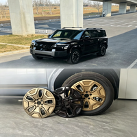 Nouvelles protections de jantes de style Mecha en ABS de 19 pouces, adaptées aux accessoires BYD Ti7
