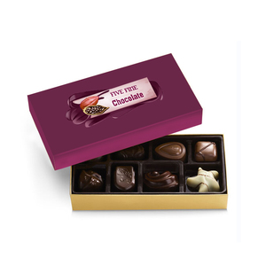 Boîte à chocolat rectangulaire de luxe en carton rigide avec gaufrage, emballage alimentaire fait main de qualité supérieure - Product Image 5
