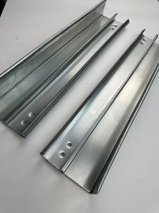 Rails de <span class=keywords><strong>porte</strong></span> de garage en acier galvanisé de haute qualité en gros OEM, horizontaux, verticaux, courbes, sectionnels - Product Image 5