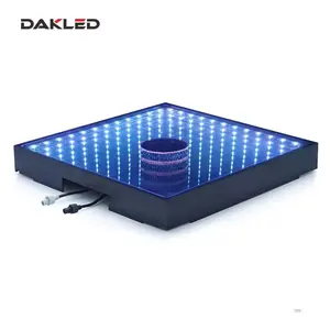 Haute qualité 50x50cm 3D rvb vidéo carrelage LED scène panneaux de piste de danse lumineux pour Eventos Fiestas Party Bar