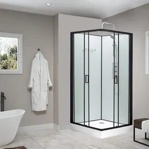 簡単インストールプレハブシャワーストール密閉型シャワーエンクロージャー安いシャワーキュービクル