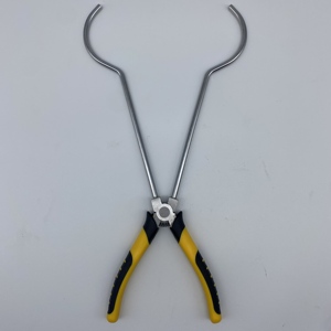 Pinces à bijoux pour four à fusion, résistantes à la chaleur, avec poignée en plastique antidérapante, anti-brûlure, double <span class=keywords><strong>action</strong></span> à ressort - Product Image 6