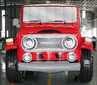 Prix d'usine Modèle de Jeep gonflable en PVC de qualité personnalisée pour la publicité