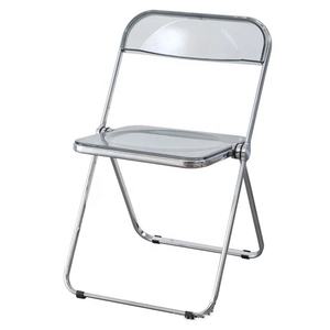 Chaises pliantes en plastique acrylique transparent, Portable, pour <span class=keywords><strong>salle</strong></span> à manger, fête, bon marché - Product Image 5