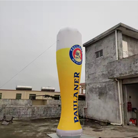 Bouteille de bière gonflable sur mesure de 6m de haut pour la publicité de marque