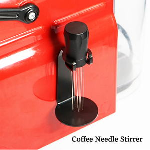 1SET Nouveau produit Ensemble d'aiguilles à café distributeur d'agitateur <span class=keywords><strong>expresso</strong></span> avec support de distributeur de poudre et compacteurs - Product Image 2