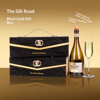 Nouvelle boîte cadeau pour vin rouge de haute qualité, imprimée flexographique, avec plaque haute densité Tianmu Lake, emballage personnalisable pour boissons