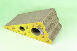 Harga Pabrik Papan Garukan Kucing Kertas Bergelombang Segitiga Alat Garukan Cakar Tahan Lama <span class=keywords><strong>Sofa</strong></span> Kucing dan Mainan Kucing. - Product Image 3