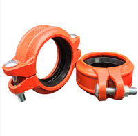 Raccord de tuyauterie rainuré en fonte ductile, fourni directement par l'usine