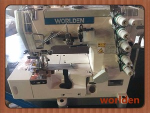 Factory Supplying WD-500-02BB High Speed Flat-bed Garment Industry Interlock Sewing <b>Machine</b> with Tape <b>Binding</b> Good Price - Product Image 3