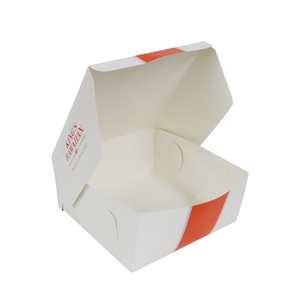 Haute Qualité Personnalisé blanc carte papier Boîtes À Gâteaux bon marché - Product Image 1