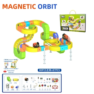 Piste magnétique inertielle à assembler soi-même, jeux de course automobile, orbite de lévitation magnétique anti-gravité inertielle pour enfants - Product Image 1