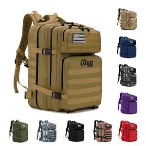 Custom Logo Wholesale Oxford Climbing Camping Travel Unique Molle Rucksack Back Pack Bag 3D Tactical <b>Backpack</b> - Product Image 2