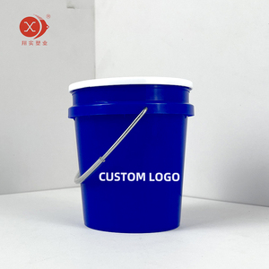 400ml PP Recyclable Mini Plastic <strong>Bucket</strong> <strong>with</strong> <strong>Lid</strong> Handle Customizable Logo Color Small Storage Pail - Product Image 3