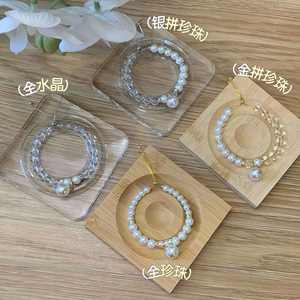 Set de Pulseras de Cuentas de Cristal, Cuarzo Rosa Natural, Citrino, Joyería de Piedras Preciosas Curativas para Mujer, Regalo para Uso Diario, Damas de Honor - Product Image 3