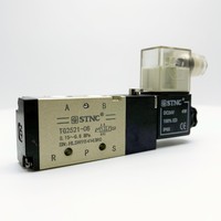 Vanne solénoïde pneumatique directionnelle monostable à commande pilote simple STNC TG2521-08 5/2 voies 200 corps G1/4" équivalent 4V210-08