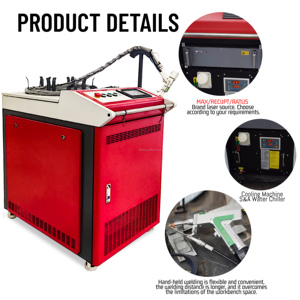 เครื่องเชื่อมแบบพกพาอัตโนมัติ bibo 1000W 1500W 3000W หรือเครื่องเชื่อมเลเซอร์แบบพกพา ราคาเครื่องเชื่อมเลเซอร์ - Product Image 3