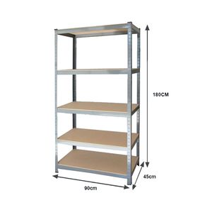 <span class=keywords><strong>Étagère</strong></span> multifonctionnelle à 5 niveaux, <span class=keywords><strong>étagère</strong></span>s de rangement empilables, <span class=keywords><strong>étagère</strong></span>s métalliques pour salon, <span class=keywords><strong>bibliothèque</strong></span>, cuisine - Product Image 1
