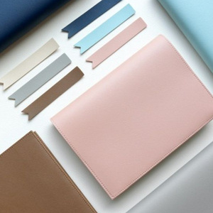 Funda popular coreana para libros de cuero PU, diseño minimalista, adecuada para cuadernos y blocs de notas con cubiertas extraíbles. - Product Image 3