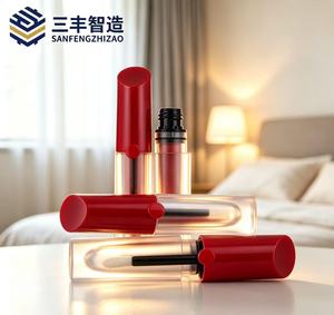Empty Unique Plastic <b>Lip</b> <b>Gloss</b> Tubes Custom Clear Scrub Cosmetic <b>Lip</b> <b>Gloss</b> Packaging - Product Image 3