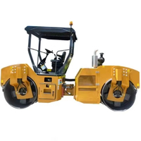 Compacteur de sol vibrant à double tambour XD83 de 8 tonnes avec moteur de marque réputée pour usage en construction