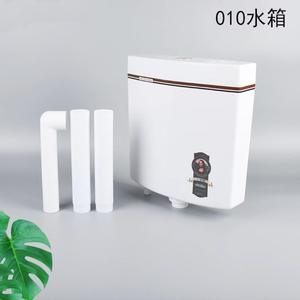 Réservoir de toilette rectangulaire Tenglida 0,9 L à chasse unique, à commande manuelle, économiseur d'eau pour toilettes à la turque - Product Image 4