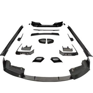 Kit Carrozzeria Stile MSY in Fibra di Carbonio a Secco per <span class=keywords><strong>BMW</strong></span> Serie 7 <span class=keywords><strong>G70</strong></span> Labbro Anteriore Minigonna Diffusore Posteriore Spoiler - Product Image 6