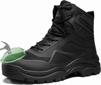 Botas de Seguridad de Trabajo para Hombre con Puntera de Acero |   Construcción Indestructible, Resistente a Impactos, a Pinchazos, Cómoda y Resistente al Desgaste