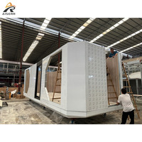 Structure en acier détachable, maison préfabriquée modulaire, kit de maison miniature prête à l'emploi, déplacement rapide, villa personnalisable
