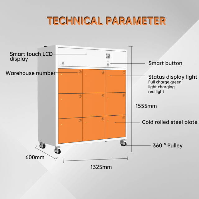 Electric Scooter Motorcycle Fast Charging Battery Swapping Cabinet Lithium Charging Station Outdoor Power Exchange
