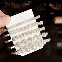 Barrettes à cheveux perlées tendance, pinces à cheveux élégantes pour femmes, accessoires capillaires pour jeunes filles