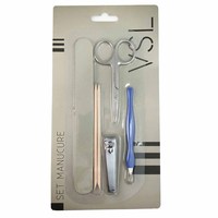 Vente chaude - Outils de pédicure assortis - Trousse de pédicure dans un conteneur en plastique