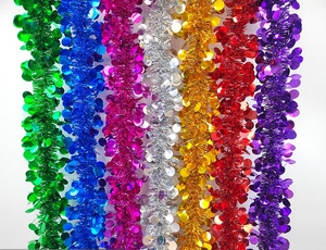 Cintas de Plástico Coloridas con Rayas para Decoración Navideña, Suministros para Fiestas, Decoraciones para Arreglos Navideños - Product Image 2