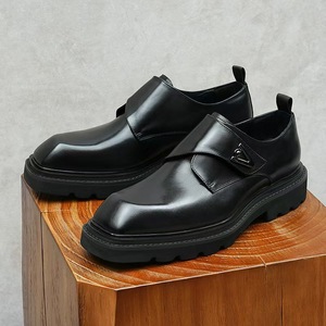 Mocassins italiens classiques pour hommes, élégants et personnalisés, en cuir véritable, confortables, à pampilles, pour affaires, décontractés ou soirées, noirs - Product Image 2